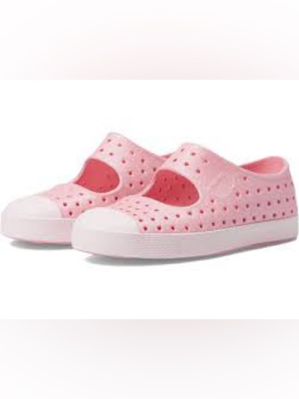 Native Kids Pink Perforated Slip-On Water Shoes Jefferson Juniper Child